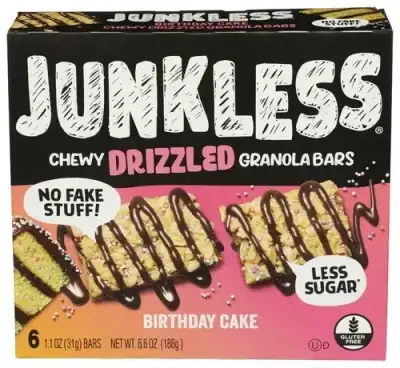 Junkless Bar Granola Brthday Cake