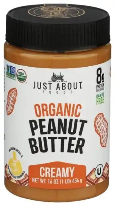 Just About Foods Peanut Butter Creamy Org