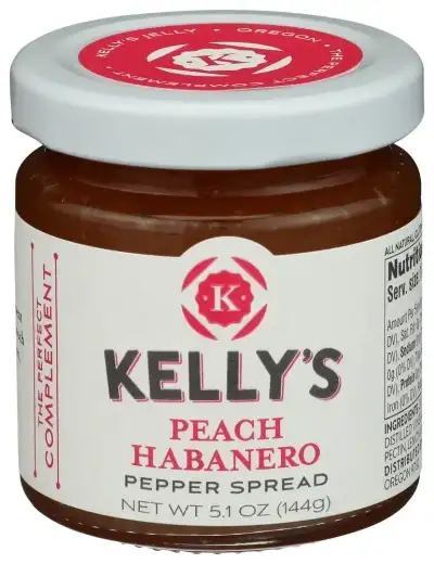 Kellys Jelly Peach Habanero Pep