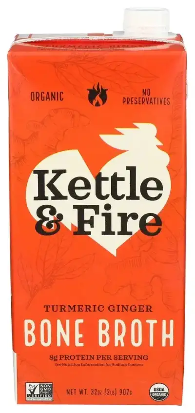 Kettle And Fire Broth Bn Chicken Trmrc Gng