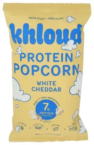 Khloud Popcorn Prot Wht Cheddar