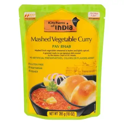 Kitchens Of India Entre Rte Pav Bahji Curry Mshd