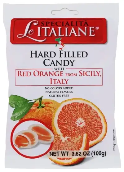 Le Specialita Italiane Candy W Red Orange