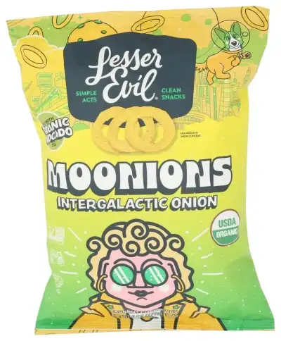 Lesser Evil Corn Rings Intergl Onion