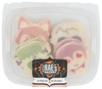 Little Raes Bakery Cookie Shrtbrd Sq Ghouls