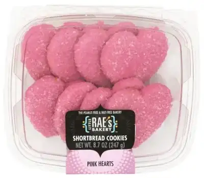 Little Raes Bakery Cookies Pink Hearts Pack