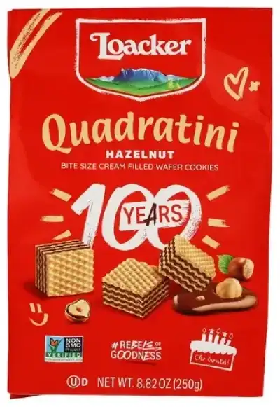 Loacker Wafer Qudrtni Hezalnut 250G