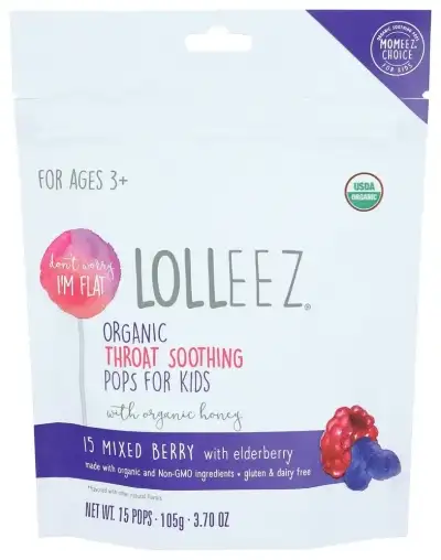 Lolleez Pops Thrt Sthing Mxd Brry