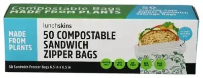 Lunchskins Bag Storg Comp Sandw Zip