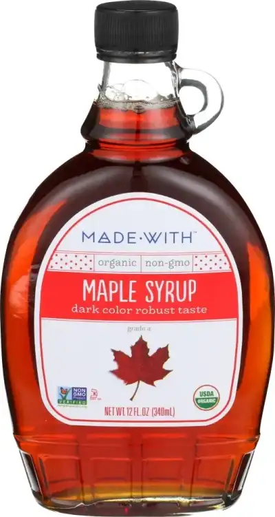 Made With Syrup Maple Grd A Dark Org