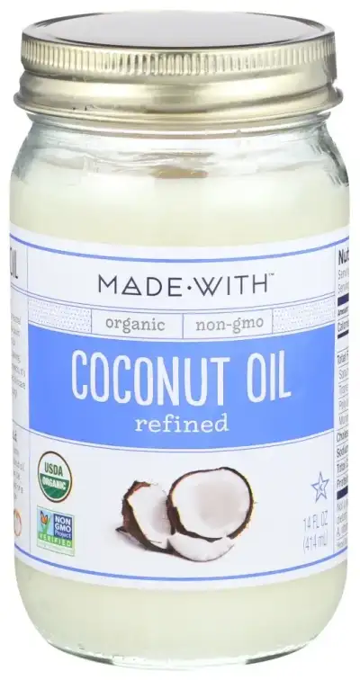 Made With Oil Coconut Refined Organic