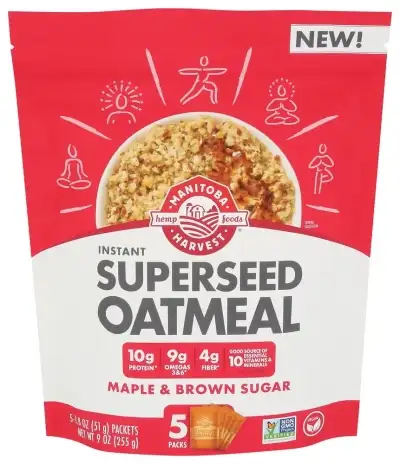 Manitoba Harvest Oatmeal Sprsd Mpl Br Sug