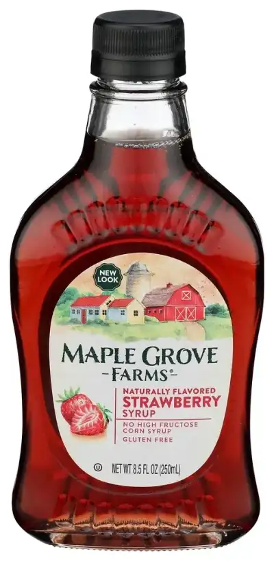 Maple Grove Syrup Ntrl Strawbry
