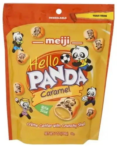 Meiji Biscuits Hpanda Caramel Caramel