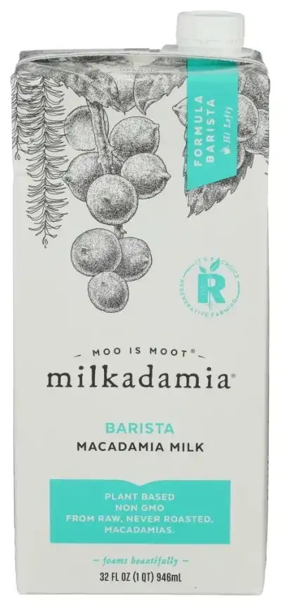 Milkadamia Milk Mcadamia Barista