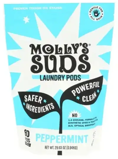Mollys Suds Laundry Pods Ppmt 60Ct