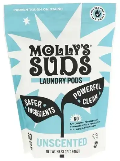 Mollys Suds Laundry Pods Unsc 60Ct
