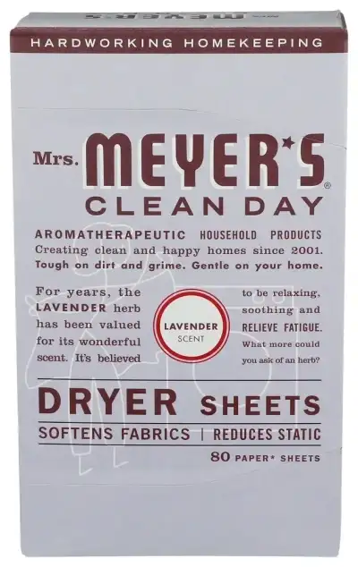 Mrs Meyers Clean Day Dryer Sheet Lavender