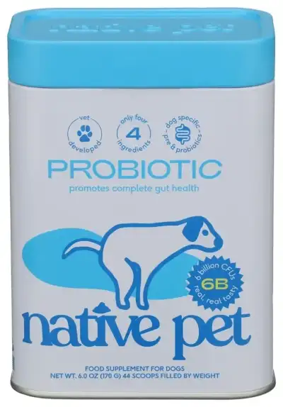 Native Pet Dog Suppl Probiotic Pwdr