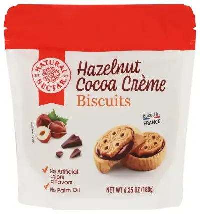 Natural Nectar Biscuit Hazl Choc Creme