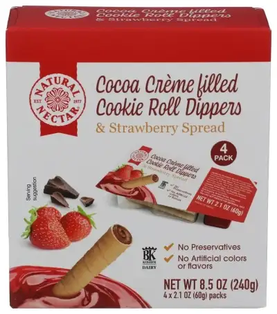 Natural Nectar Cookie Rll Choc Caramel Strw