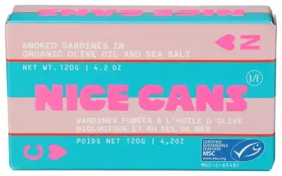 Nice Cans Sardines Smoked Olv Oil Ss