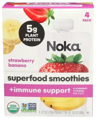 Noka Smoth Strawberry Bna 4P Org