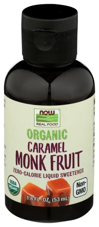 Now Monk Fruit Caramell Liq Org