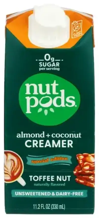 Nutpods Creamer Toffee Nut Unswt