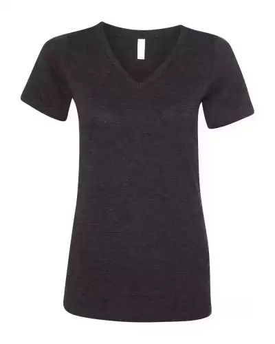 BELLA + CANVAS 6415 Women's Relaxed Triblend V-Neck Tee 2 Pack