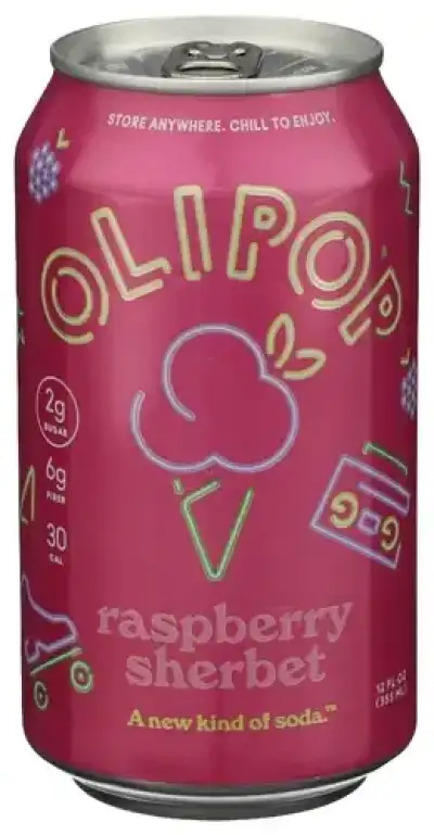 Olipop Soda Preb Rspbry Shrbrt