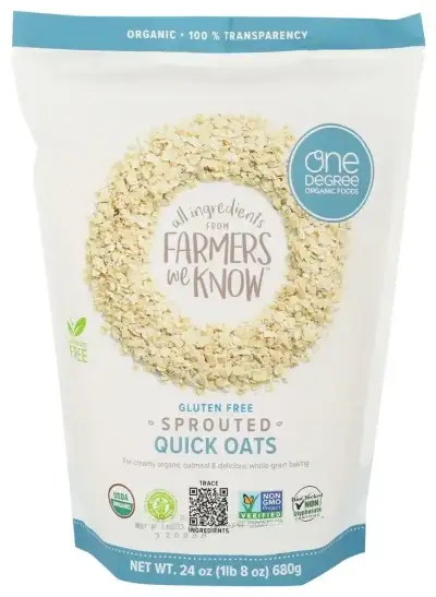 One Degree Oats Quick Sprouted Org