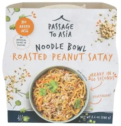 Passage Foods Noodle Bowl Peanut Satay