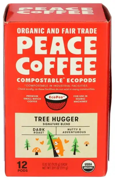 Peace Coffee Coffee Pods Tree Hugger