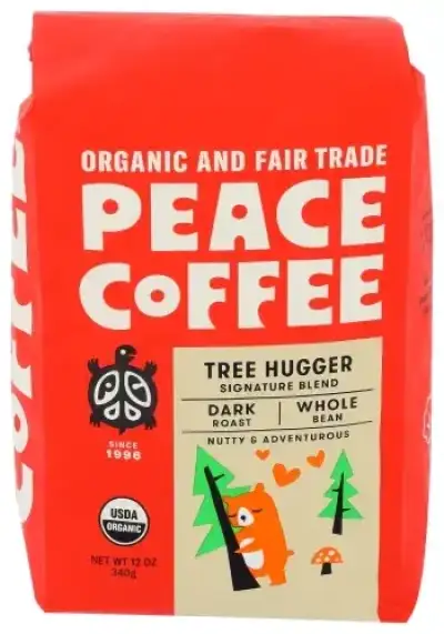 Peace Coffee Whole Bean Treehug Coffee