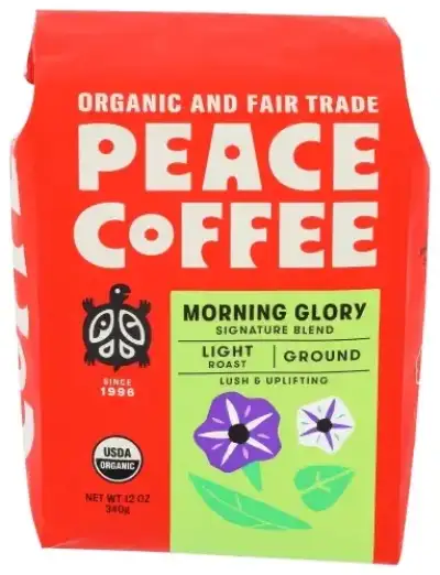 Peace Coffee Ground Morning Glory Coffee