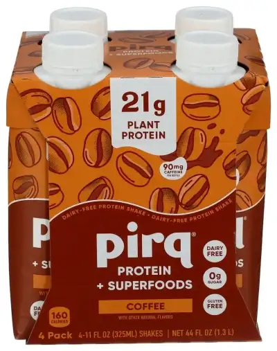 Pirq Plant Prtn Caramell Coffee 4P