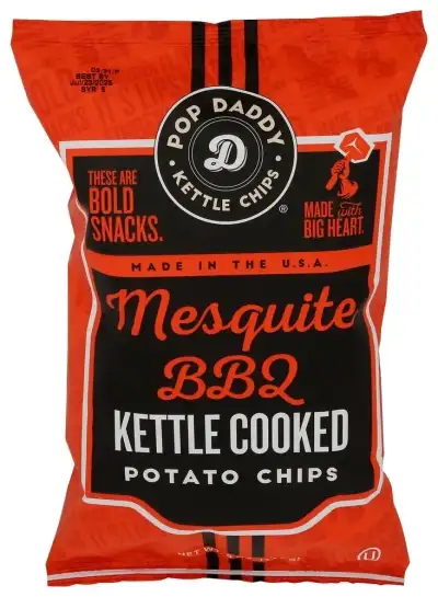 Pop Daddy Popcorn & Pretz Chips Potato Bbq Kettle