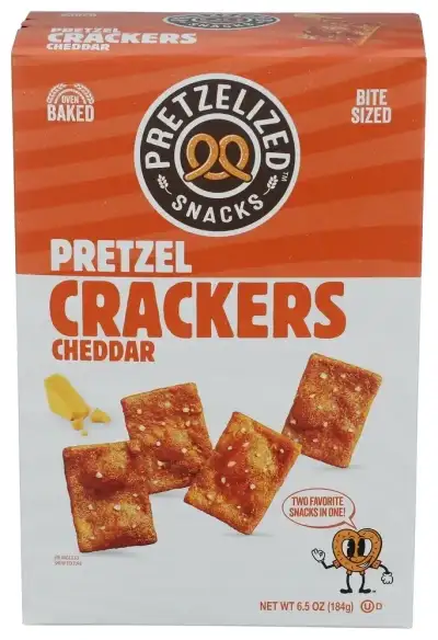 Pretzelized Snacks Cracker Pretzel Cheddar