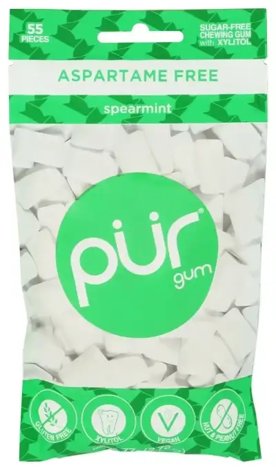 Pur Gum Spearmint 55Pc