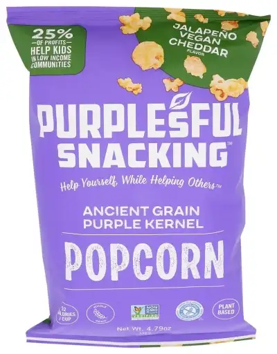 Purplesful Popcorn Jalapeno Cheddar