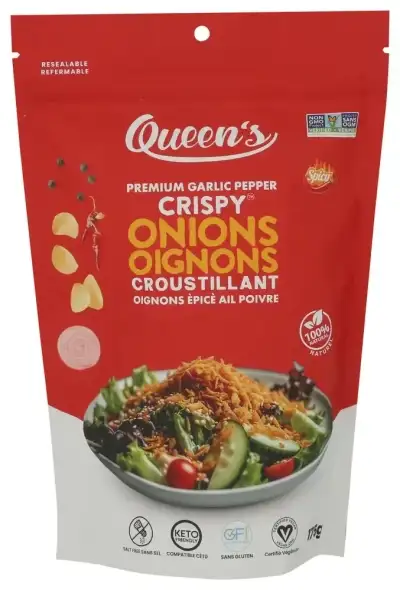 Queens Premium Onions Crispy S Garlic Ppr