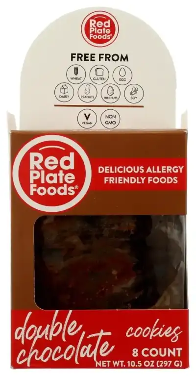 Red Plate Foods Cookies Dbl Chocolate 8Ct