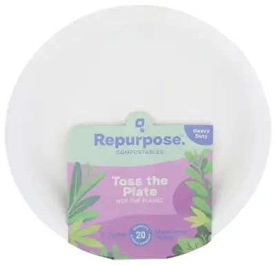 Repurpose Plates 9In Everyday 20Pc