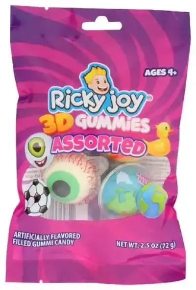 Ricky Joy Gummies 3D Assorted 12Bg