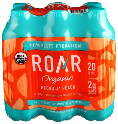Roar Beverages Bev Hyd Georg Peach 6Pk
