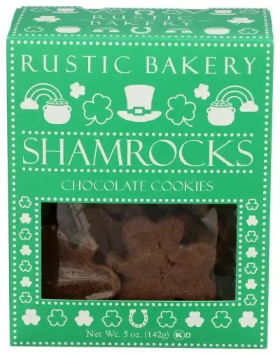 Rustic Bakery Cookies Choc Shamrock