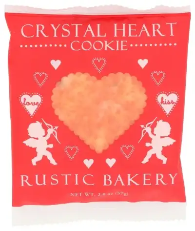 Rustic Bakery Cookies Crystal Heart
