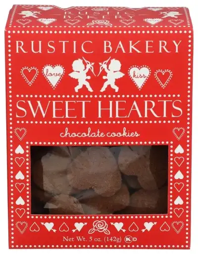 Rustic Bakery Cookies Choc Sweet Heart
