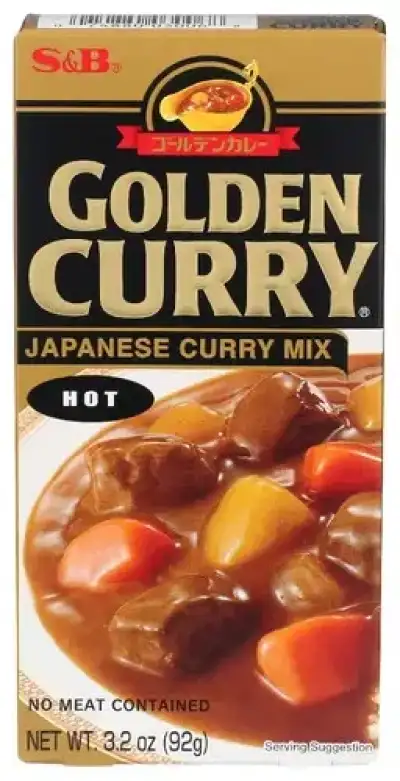 S & B Sauce Mix Hot Gldn Curry